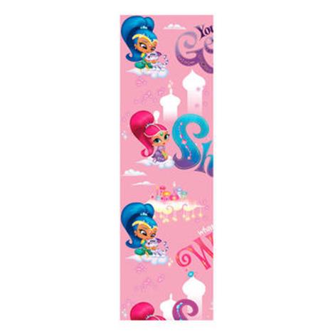 Shimmer & Shine Light Pink 2m Roll Wrap £0.99